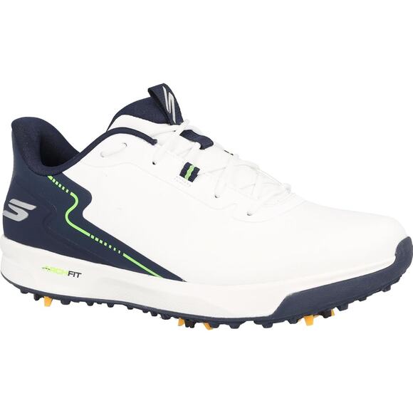 Skechers Men's 10.5 White Navy Rival GO GOLF Elite Vortex Shoes Waterproof LB-30 - Picture 1 of 8